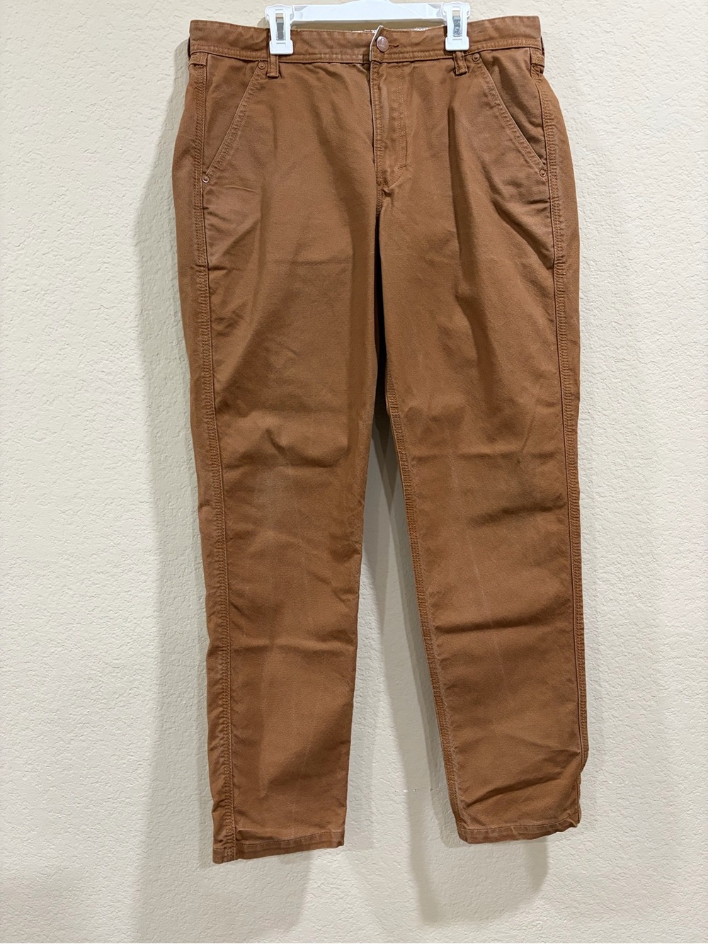 GAP Men's Tan/Brown Slim Taper Workforce Pants
